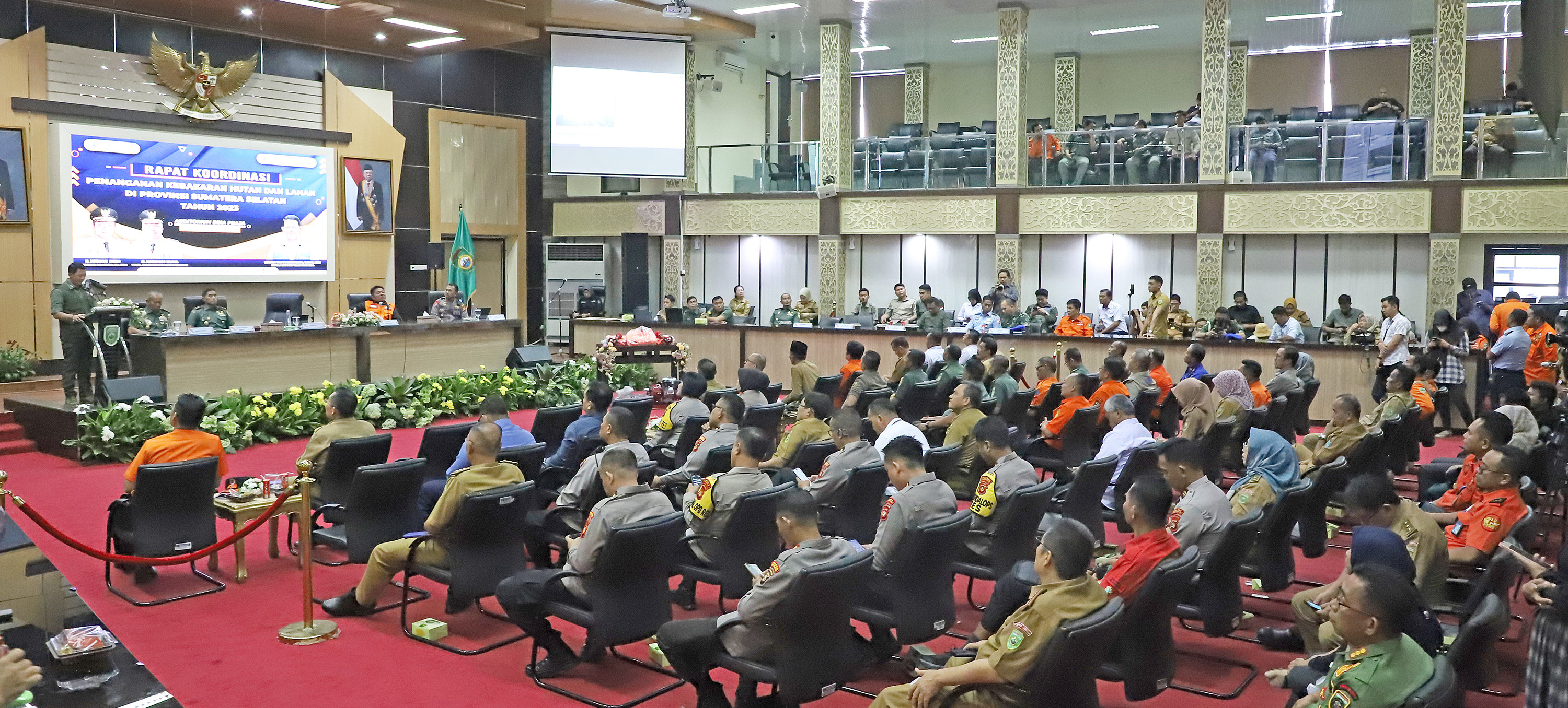 Kepala BNPB Pimpin Rapat Karhutla Sumatera Selatan
